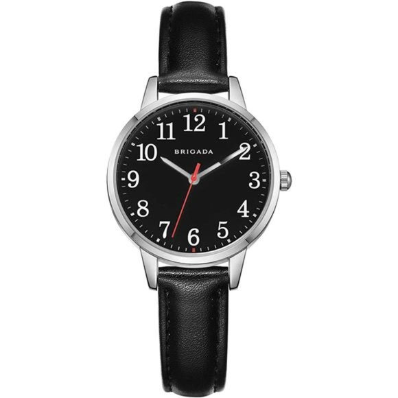 Women's Watch Elegant Watch for Women Leather Band Ladies Watch Waterproof - Picture 1 of 6